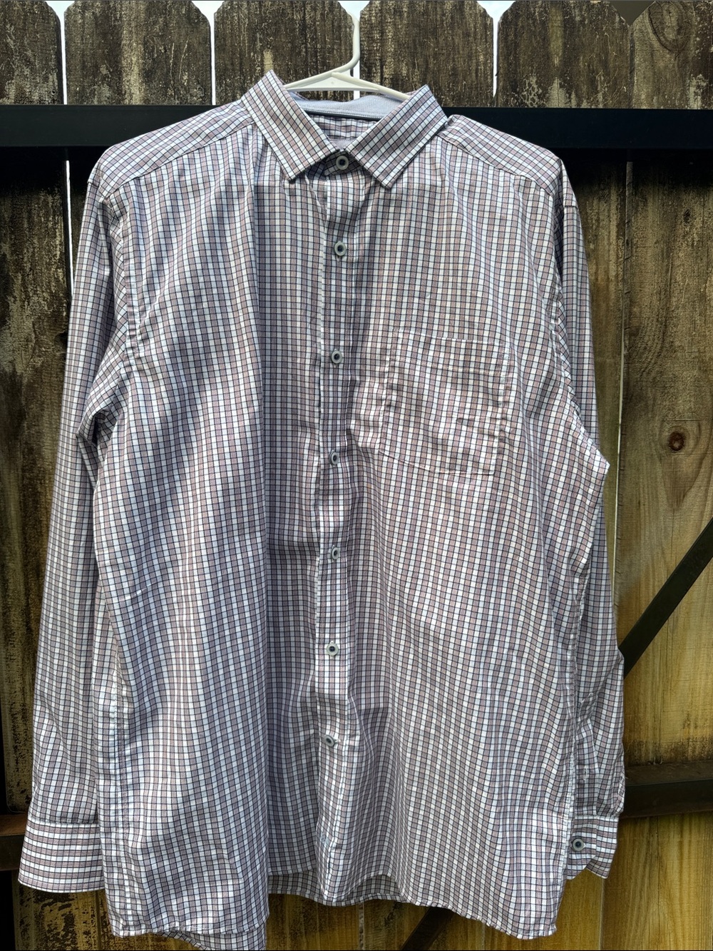 Johnston & Murphy long sleeve button down shirt, size Large